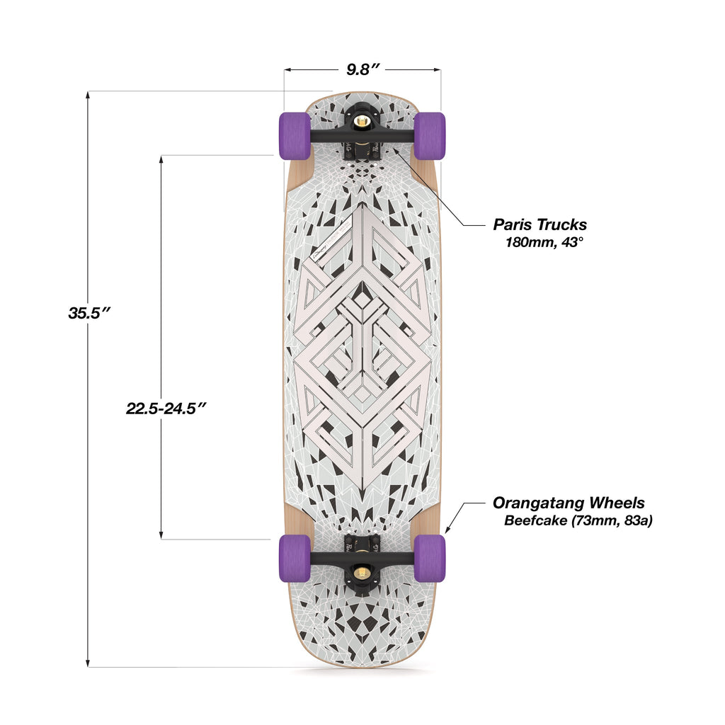 SnubNose Tesseract II | Longboard Completo