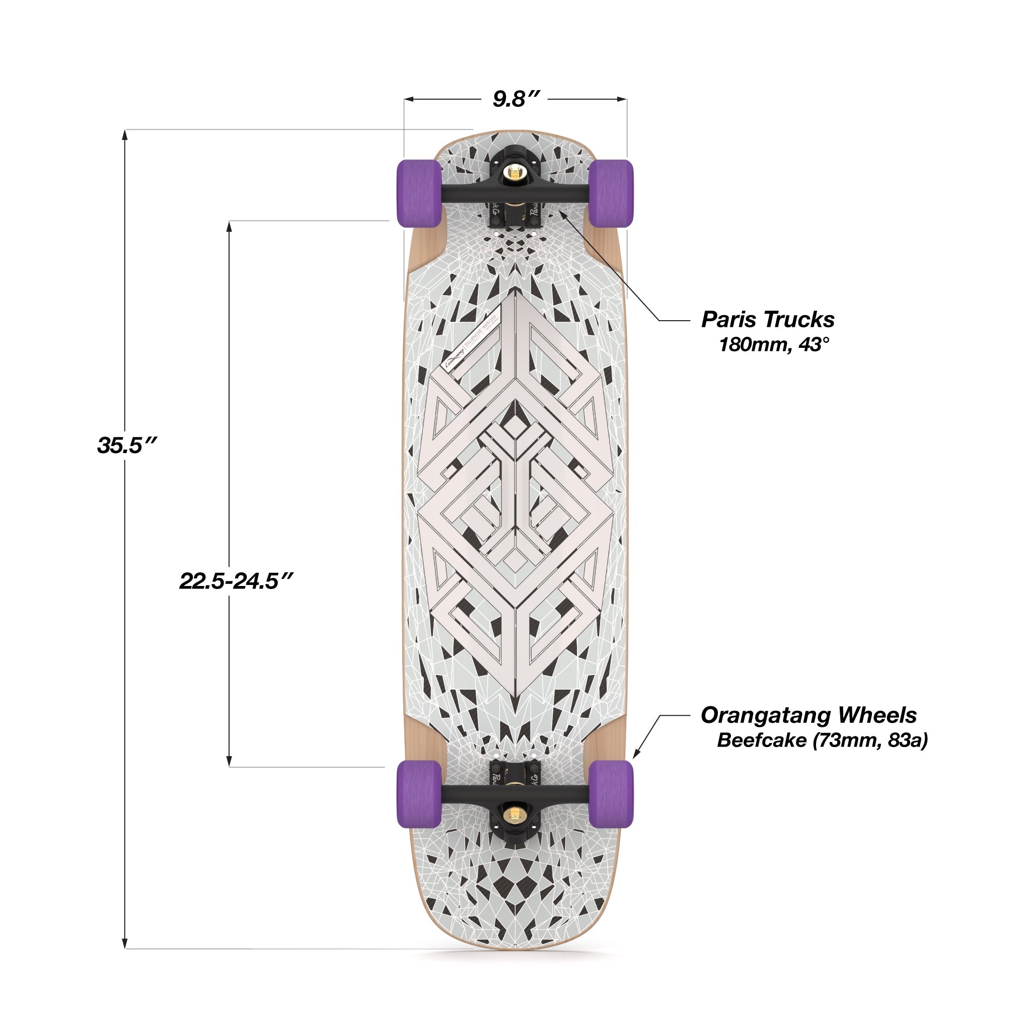 SnubNose Tesseract II | Longboard Completo