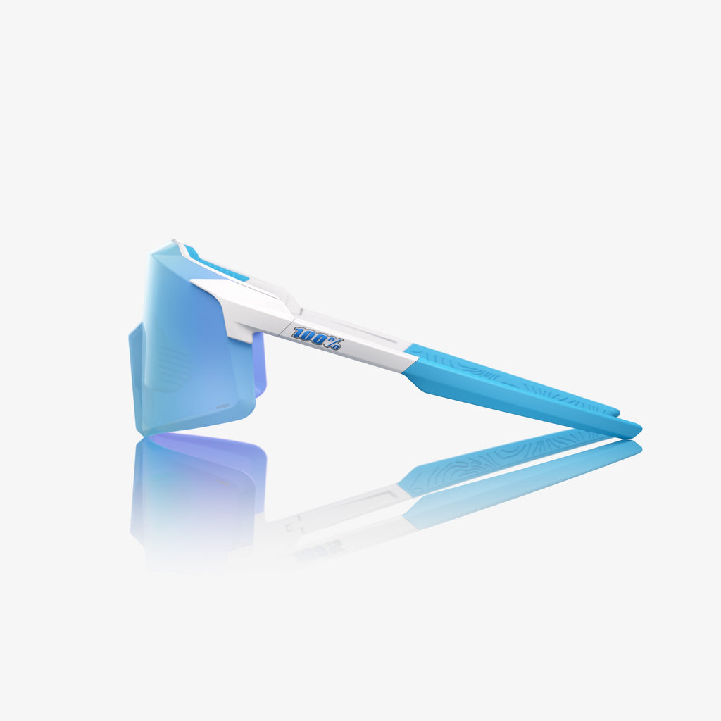 AEROCRAFT - Blanco Mate - Lente Espejo Azul HiPER