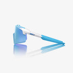 AEROCRAFT - Blanco Mate - Lente Espejo Azul HiPER