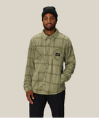 Men's Sierra Fleece Flannel - SAGE BLACK PLAID
