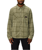 Men's Sierra Fleece Flannel - SAGE BLACK PLAID