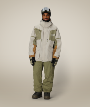 MENS 2001 TRANSFER 2001 JACKET - LIMESTONE COLORBLOCK
