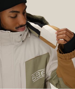 MENS 2001 TRANSFER 2001 JACKET - LIMESTONE COLORBLOCK