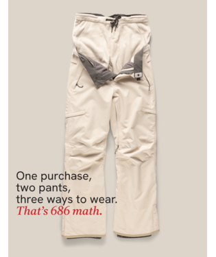 WOMENS SMARTY® 3-IN-1 CARGO PANT - LIMESTONE