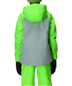 BOYS GEO™ INSULATED JACKET - BOREALIS GREEN COLORBLOCK