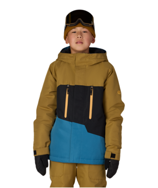 BOYS GEO™ INSULATED JACKET - BRONZE COLORBLOCK