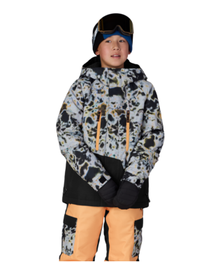 BOYS GEO™ INSULATED JACKET - GREY TUNDRA COLORBLOCK
