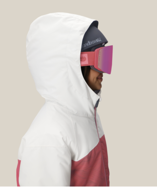 GIRLS ATHENA™ INSULATED JACKET - ROSEWOOD COLORBLOCK