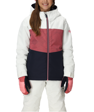 GIRLS ATHENA™ INSULATED JACKET - ROSEWOOD COLORBLOCK