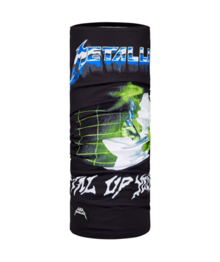 DOUBLE LAYER FACE WARMER - METALLICA BLACK