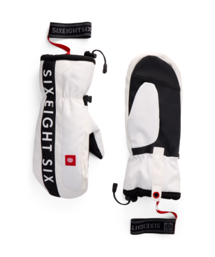MENS TEAM MERINO MITT - WHITE