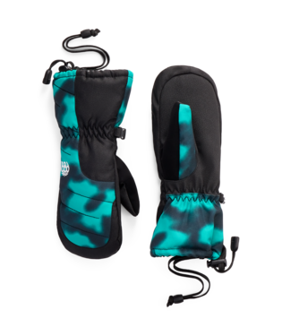 Youth Unisex Heat Insulated Mitt - DEEP GREEN DARK SKIES COLORBLK