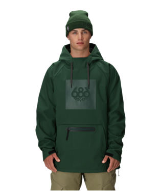 Men's Waterproof Hoody - MOSS GREEN