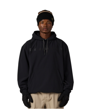 MENS WATERPROOF TEAM HOODY - BLACK