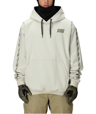 MENS WATERPROOF TEAM HOODY - LIMESTONE