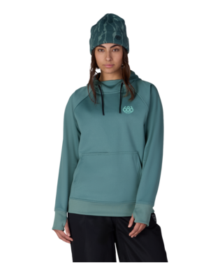 Women's Bonded Fleece Pullover Hoody - PALE FIRN