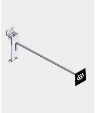 Polar Slat/Grid Combo 11" Glove Hook - 10 Pack - ASSORTED