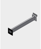 Polar Slatwall 12" Straight Arm w Logo - 2 Pack - ASSORTED