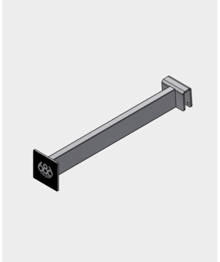 Polar Standard Saddle 12" Straight Arm w Logo - 2 Pack - ASSORTED