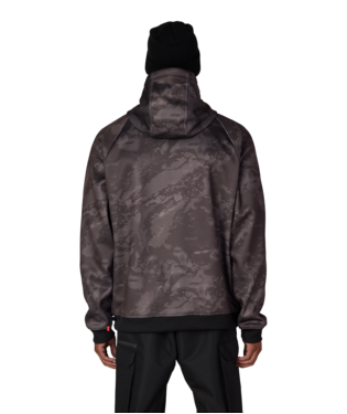MENS BONDED FLEECE HOODY - CHARCOAL HEMISPHERE
