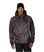 MENS BONDED FLEECE HOODY - CHARCOAL HEMISPHERE