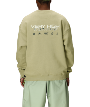 686 HUF PREMIUM HEAVYWEIGHT CREW SWEATSHIRT - HUF ELM