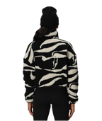WOMENS OUTPOST SHERPA JACKET - BLACK VAPORS
