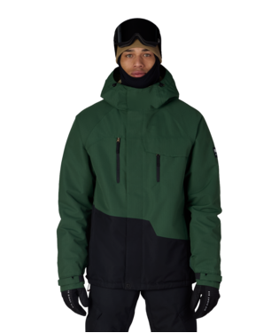 MENS GEO™ INSULATED JACKET - MOSS GREEN RIPSTOP COLORBLOCK