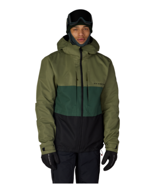 MENS SMARTY® 3-IN-1 FORM™ JACKET - FATIGUE GREEN COLORBLOCK