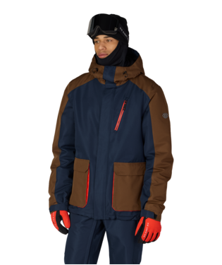 MENS NIGHTLINE™ INSULATED  JACKET - NAVY DK EARTH COLORBLOCK