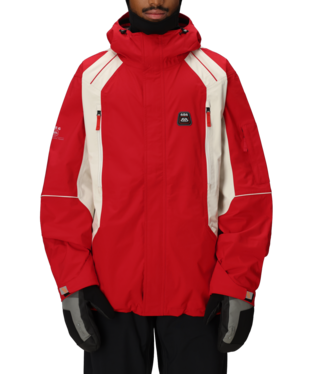 MENS 2002 X3 SHELL JACKET - TRUE RED COLORBLOCK