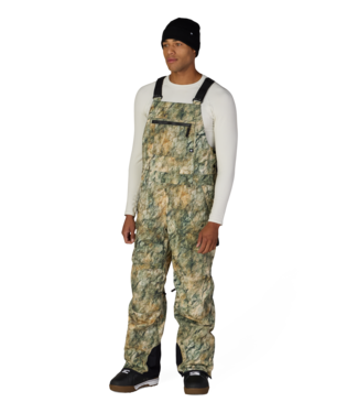 MENS HOT LAP™ INSULATED BIB - KHAKI GRUNGE