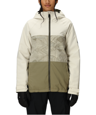 WOMENS ATHENA™ INSULATED JACKET - LIMESTONE COLORBLOCK
