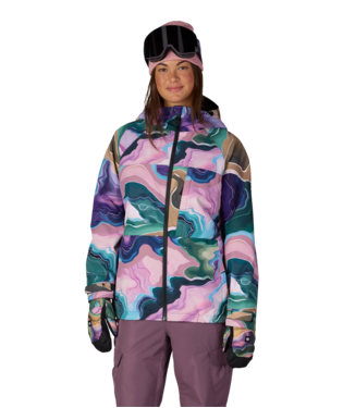 WOMENS ATHENA™ INSULATED JACKET - MOSS GREEN SEDIMENTARY