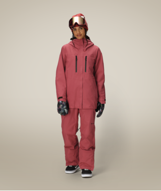 WOMENS GORE-TEX SKYLINE THERMAGRAPH® JACKET - ROSEWOOD