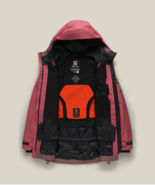 WOMENS GORE-TEX SKYLINE THERMAGRAPH® JACKET - ROSEWOOD