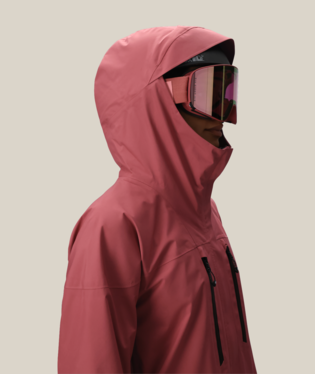 WOMENS GORE-TEX SKYLINE THERMAGRAPH® JACKET - ROSEWOOD