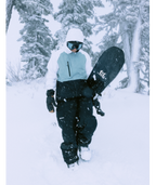 WOMENS GORE-TEX WILLOW™ INSULATED JACKET - DUSTY MARINE COLORBLOCK