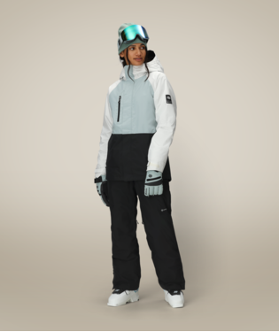 WOMENS GORE-TEX WILLOW™ INSULATED JACKET - DUSTY MARINE COLORBLOCK