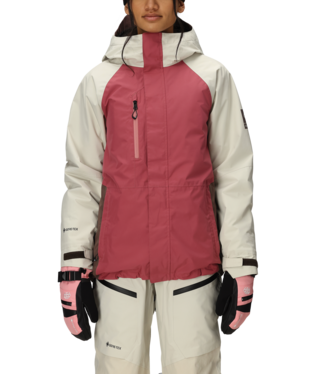 WOMENS GORE-TEX WILLOW™ INSULATED JACKET - ROSEWOOD COLORBLOCK
