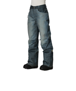 WOMENS DECONSTRUCTED DENIM INSULATED PANT - INDIGO DENIM