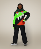 BOYS SNAGGLETOOTH OWEN INSULATED JACKET - BOREALIS GREEN COLORBLOCK