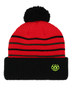 YOUTH POM BEANIE - FLARE COLORBLOCK