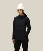 WOMENS MISSION GRID™ HOODY - BLACK