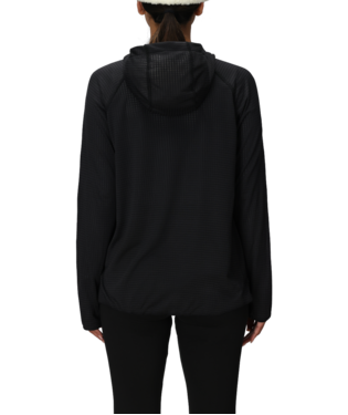 WOMENS MISSION GRID™ HOODY - BLACK