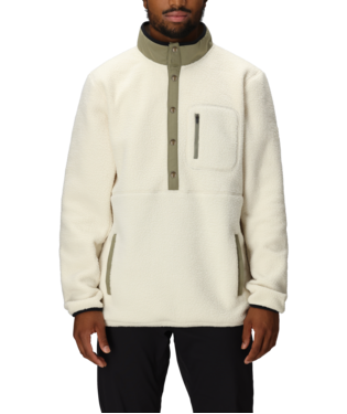 MENS TIOGA FLEECE PULLOVER - LIMESTONE