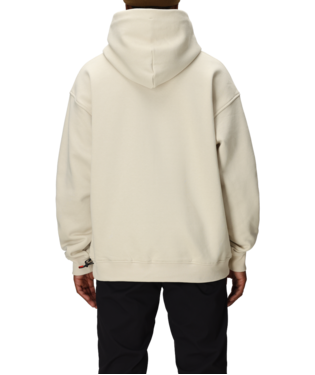 KNOCKOUT LOGO PREMIUM HEAVYWEIGHT PULLOVER HOODY - LIMESTONE