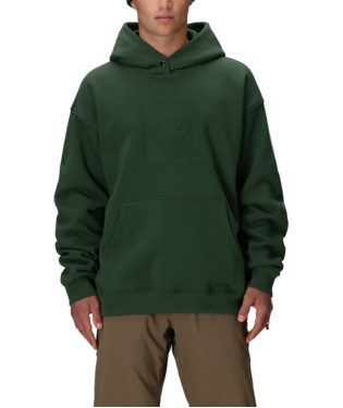 KNOCKOUT LOGO PREMIUM HEAVYWEIGHT PULLOVER HOODY - MOSS GREEN