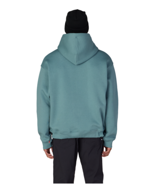 KNOCKOUT LOGO PREMIUM HEAVYWEIGHT PULLOVER HOODY - PALE FIRN